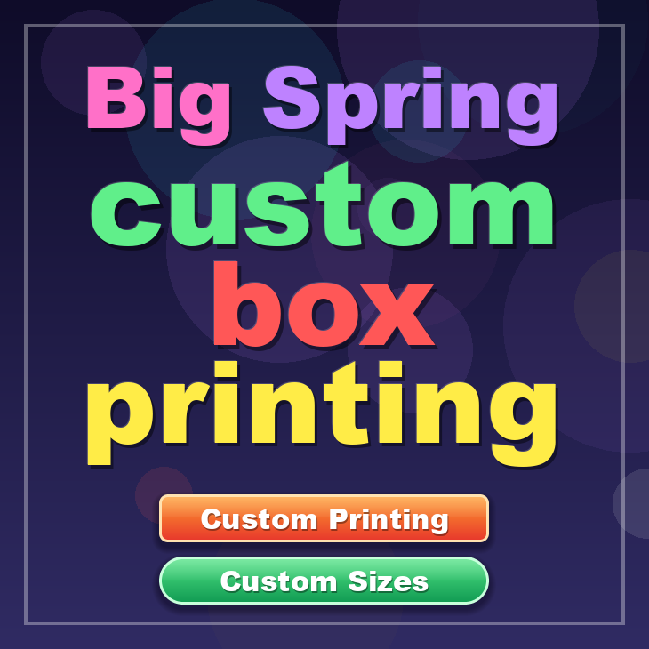 Big Spring custom box printing