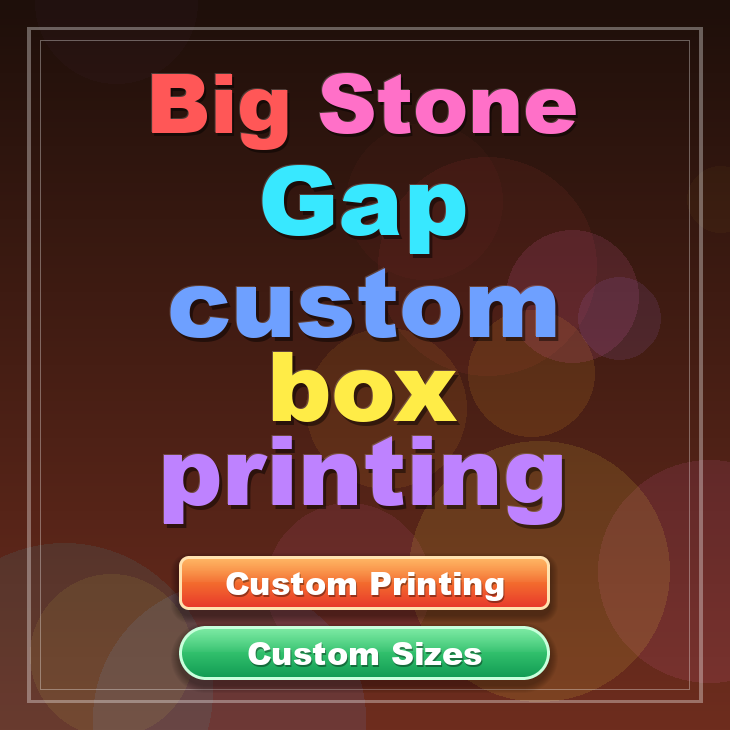 Big Stone Gap custom box printing