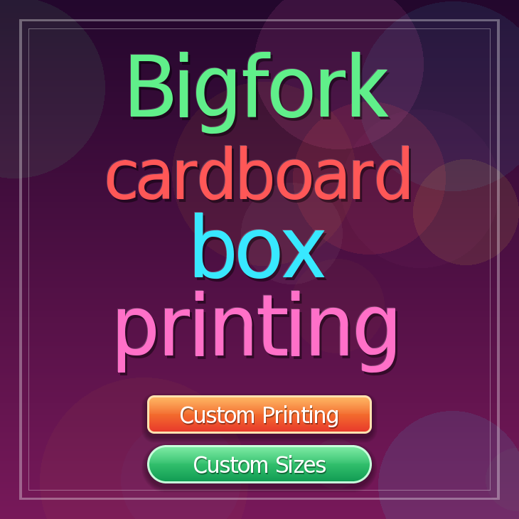 Bigfork cardboard box printing