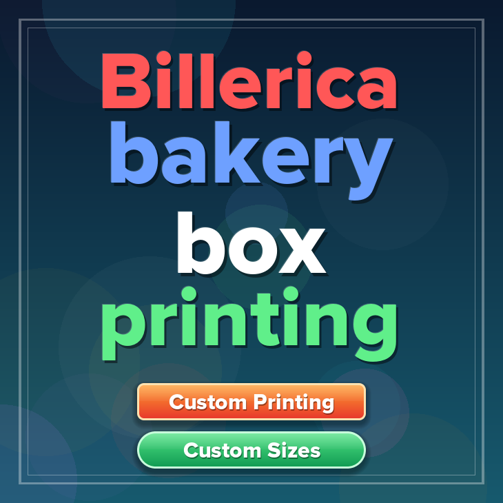 Billerica bakery box printing