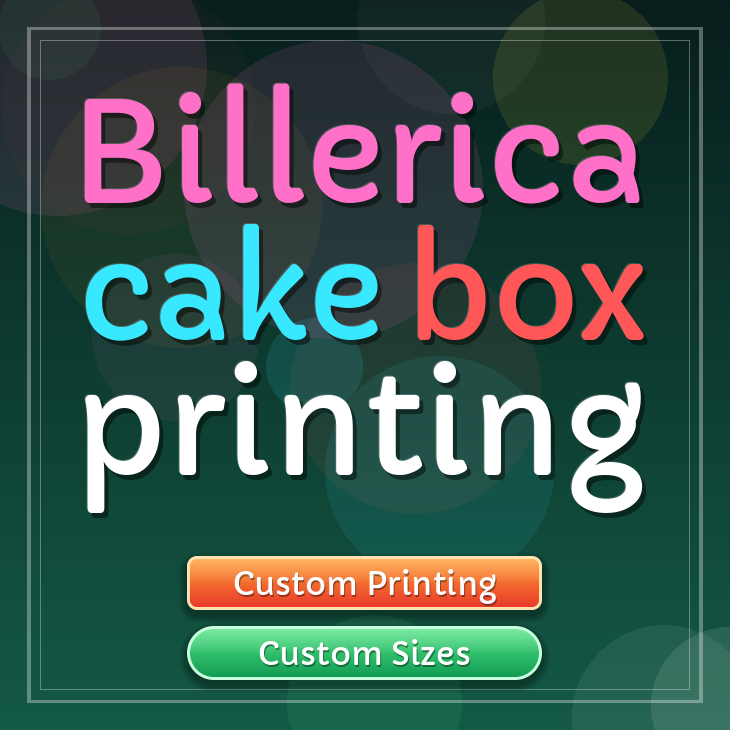 Billerica cake box printing
