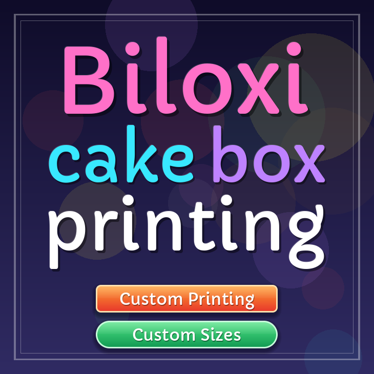 Biloxi cake box printing