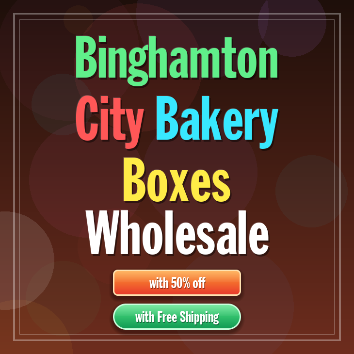 Binghamton City bakery boxes