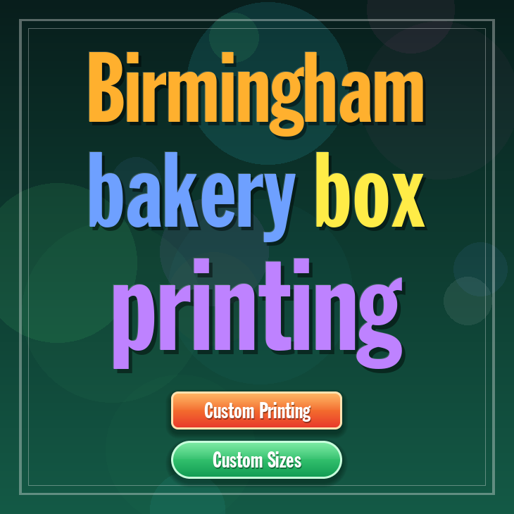 Birmingham bakery box printing