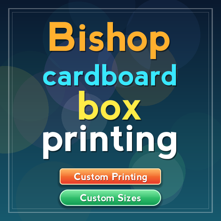 Bishop cardboard box printing