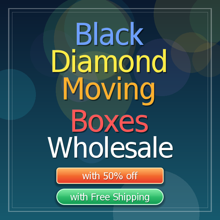 Black Diamond moving boxes