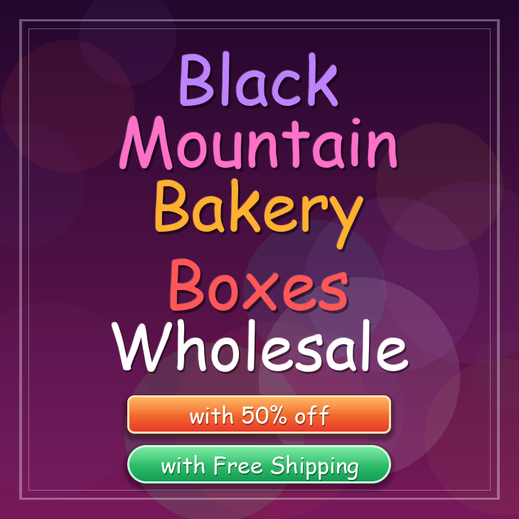 Black Mountain bakery boxes