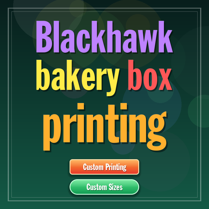 Blackhawk bakery box printing