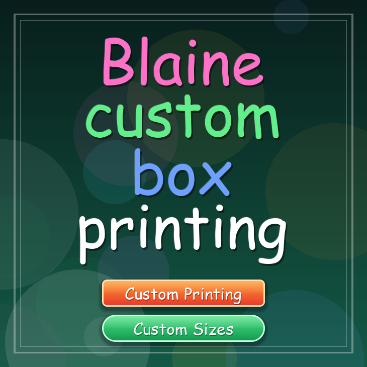 Blaine custom box printing