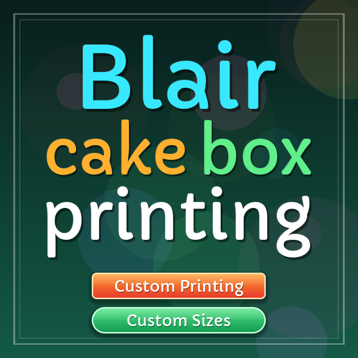 Blair cake box printing