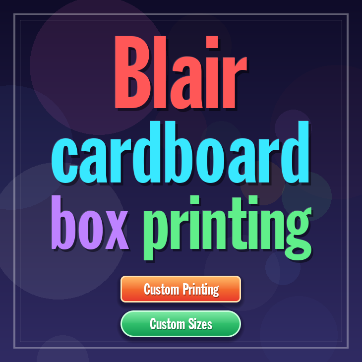 Blair cardboard box printing