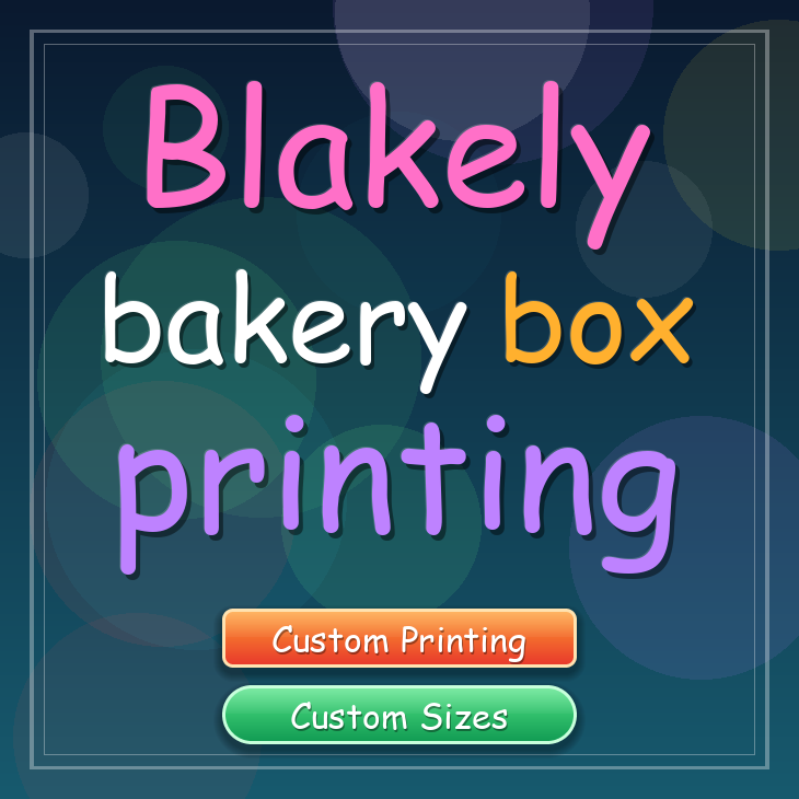 Blakely bakery box printing
