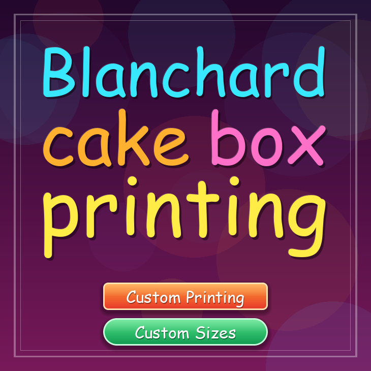 Blanchard cake box printing