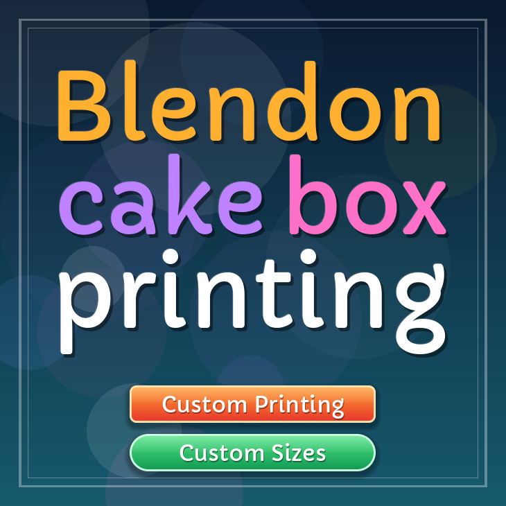 Blendon cake box printing