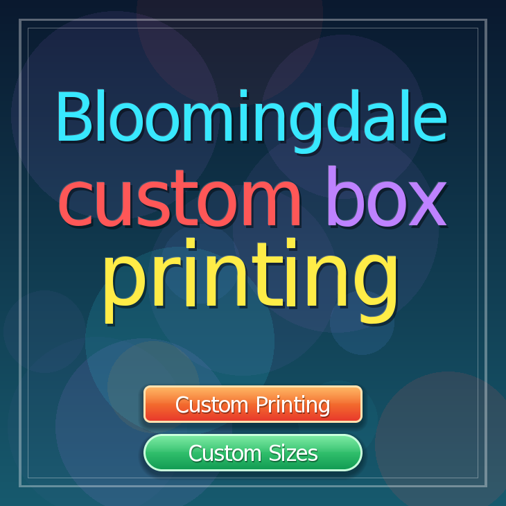 Bloomingdale custom box printing