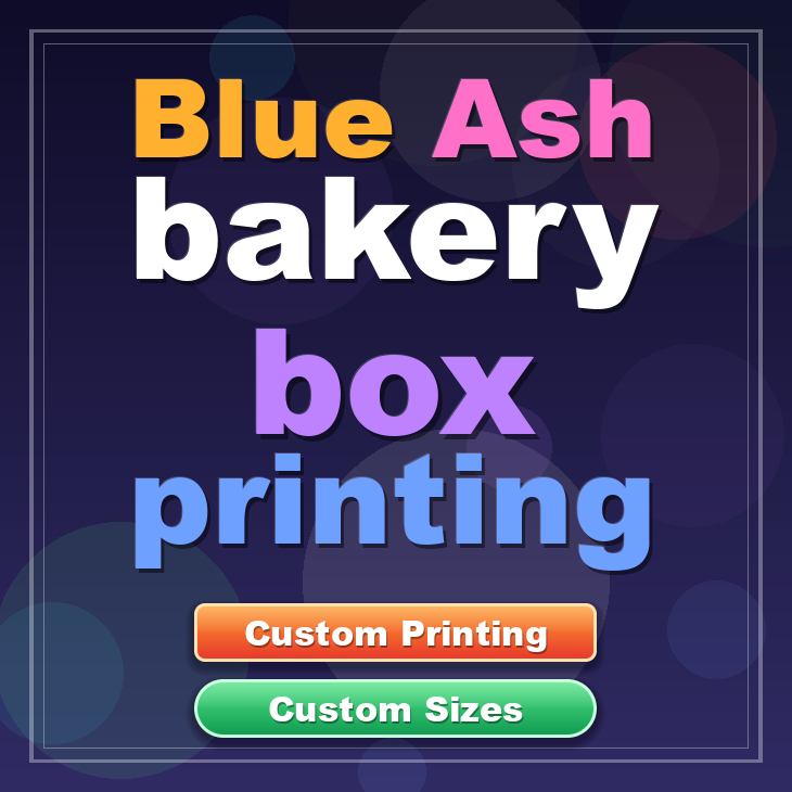 Blue Ash bakery box printing