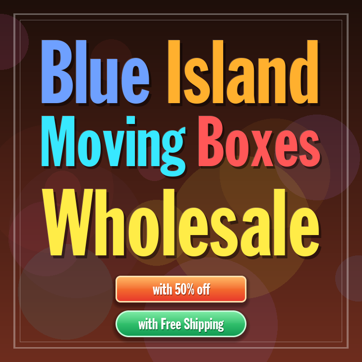 Blue Island moving boxes