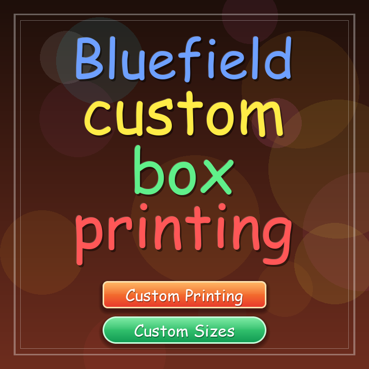 Bluefield custom box printing