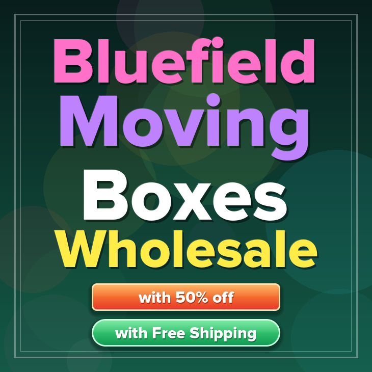 Bluefield moving boxes