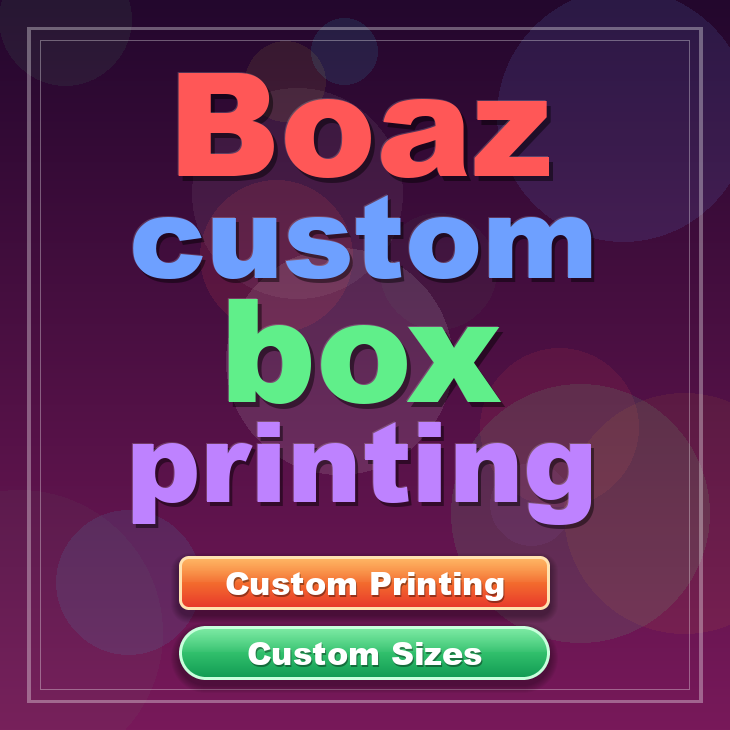 Boaz custom box printing