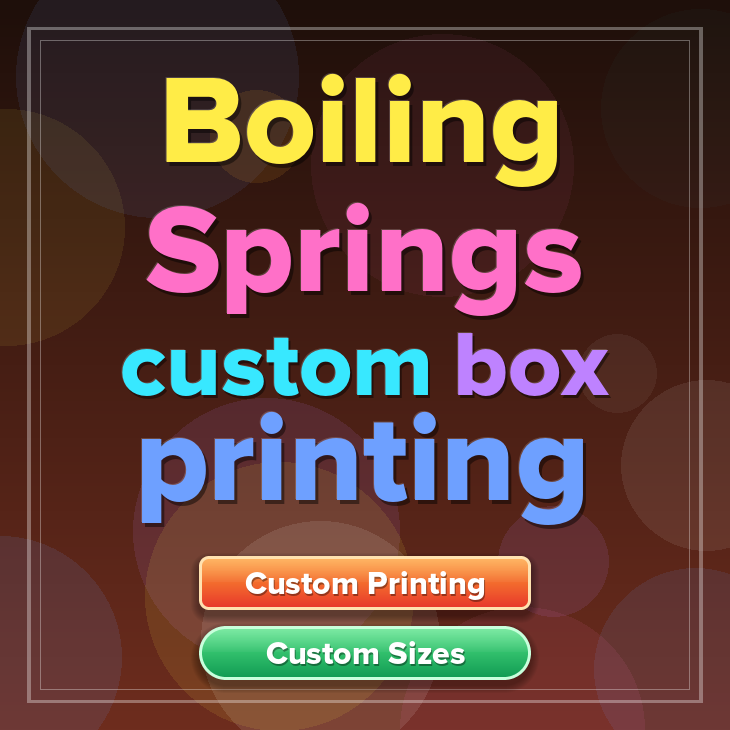 Boiling Springs custom box printing