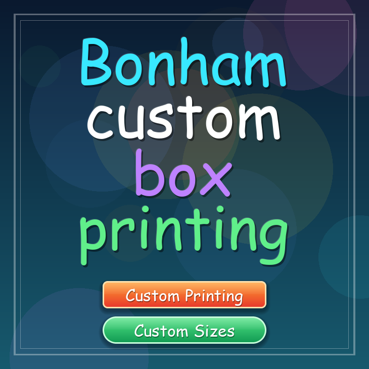 Bonham custom box printing