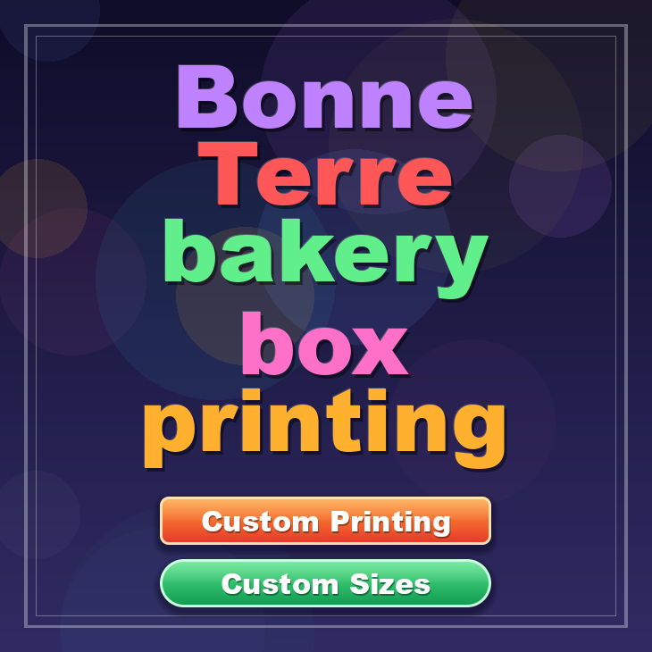 Bonne Terre bakery box printing