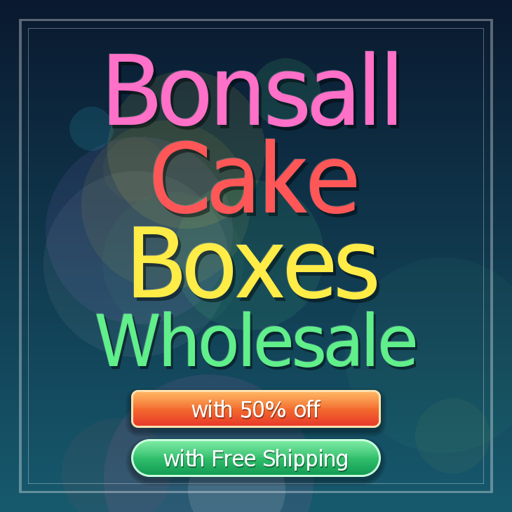Bonsall cake boxes