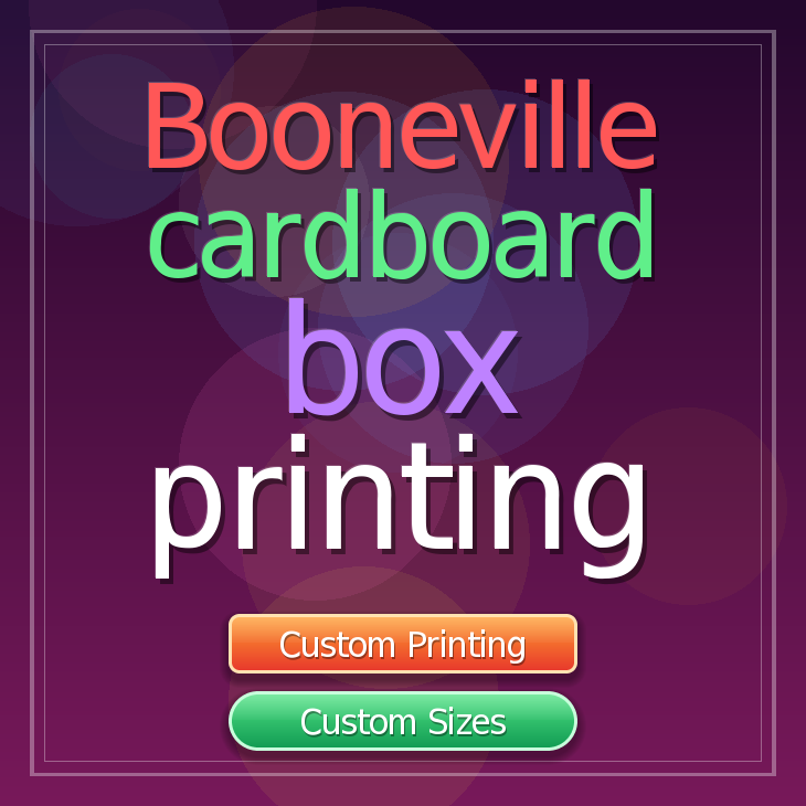 Booneville cardboard box printing