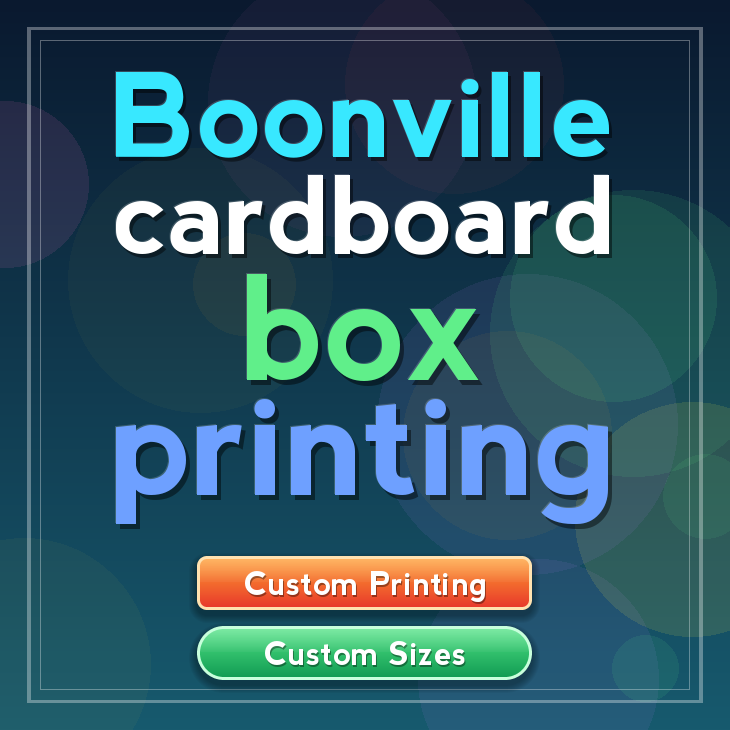 Boonville cardboard box printing