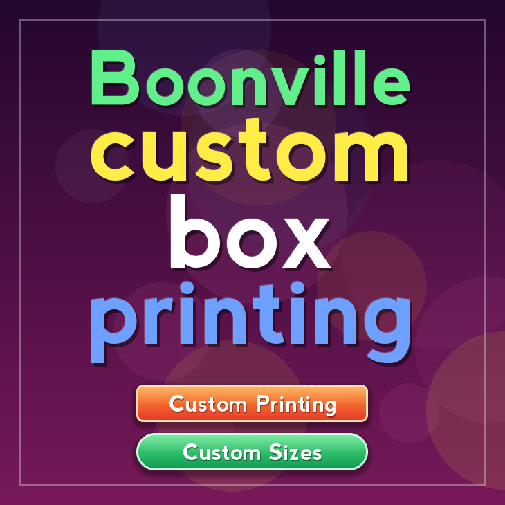 Boonville custom box printing