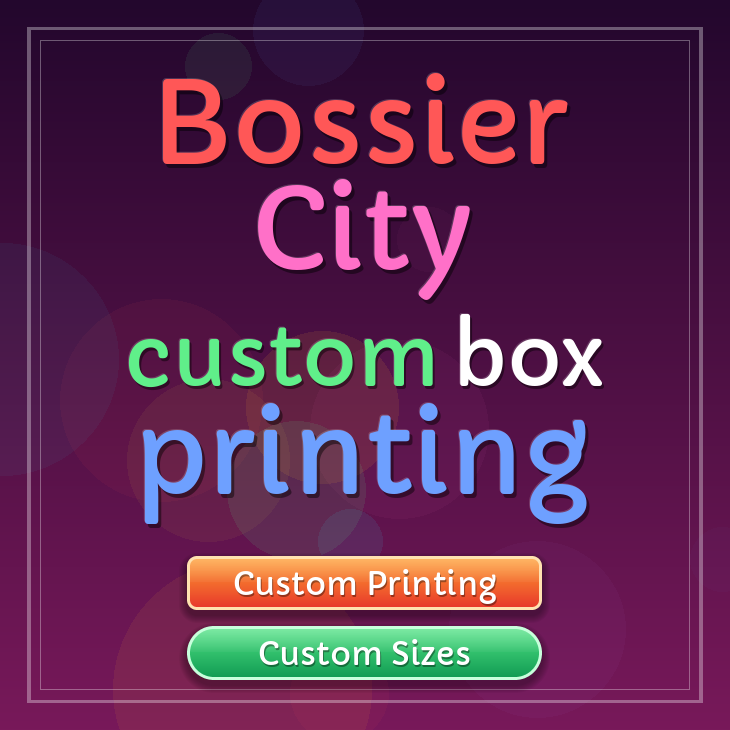 Bossier City custom box printing