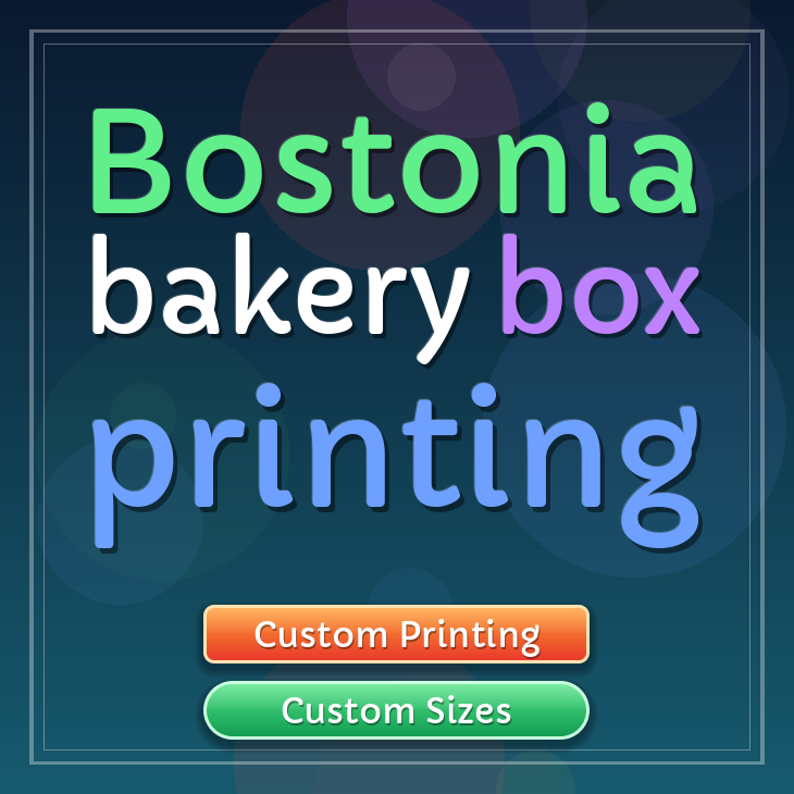 Bostonia bakery box printing