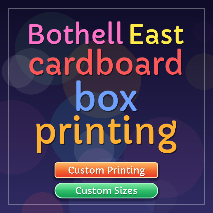 Bothell East cardboard box printing