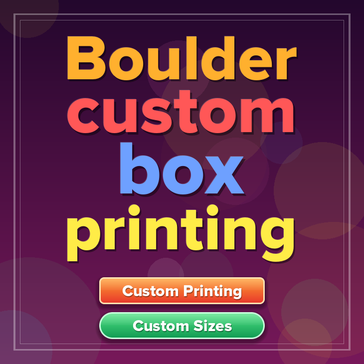Boulder custom box printing