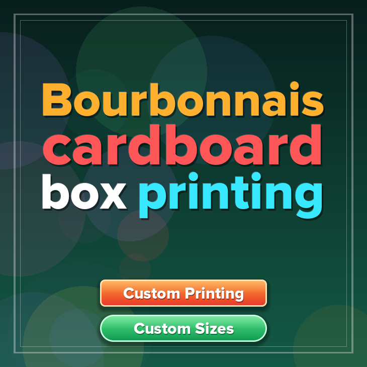 Bourbonnais cardboard box printing