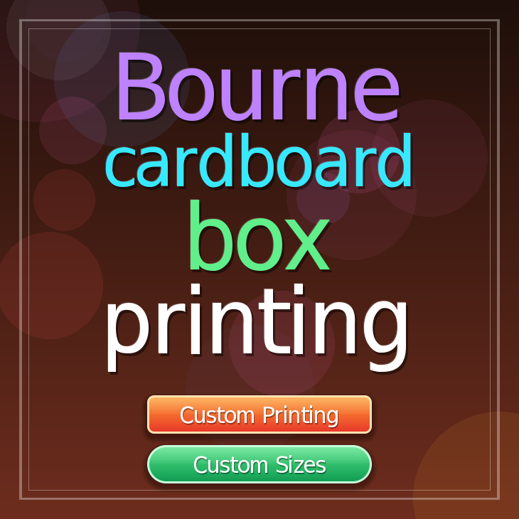 Bourne cardboard box printing