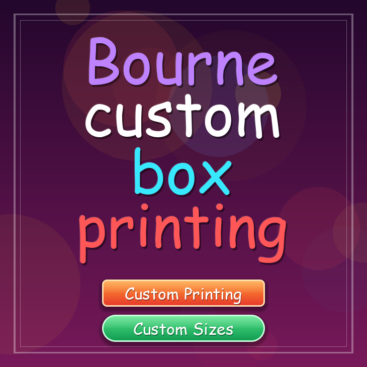 Bourne custom box printing