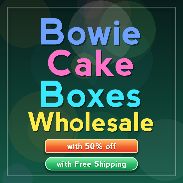 Bowie cake boxes
