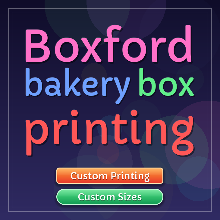 Boxford bakery box printing