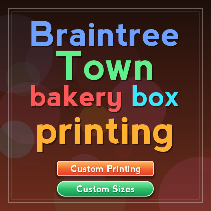 Braintree Town bakery box printing