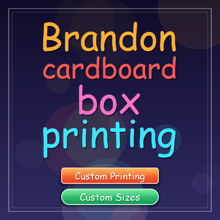 Brandon cardboard box printing