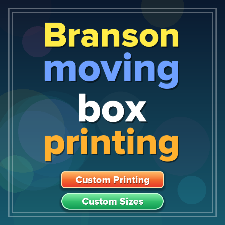 Branson moving box printing