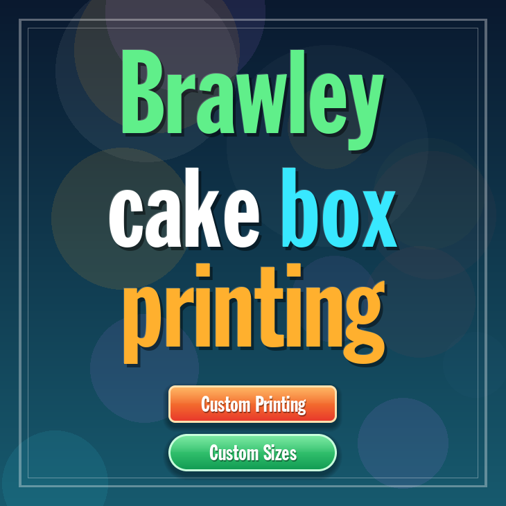 Brawley cake box printing