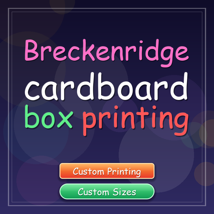 Breckenridge cardboard box printing