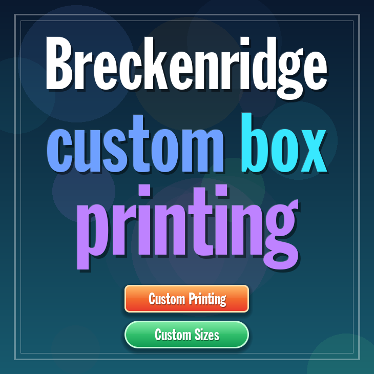 Breckenridge custom box printing