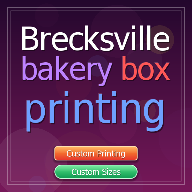 Brecksville bakery box printing