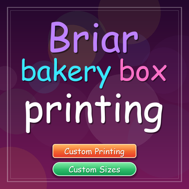 Briar bakery box printing