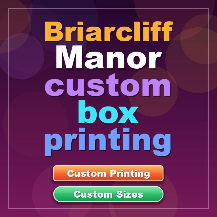 Briarcliff Manor custom box printing