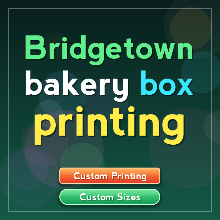 Bridgetown bakery box printing